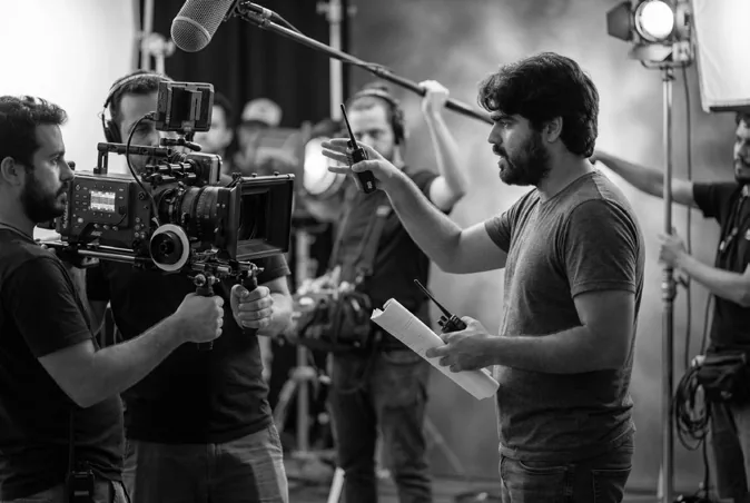 Set de filmagem do minidoc Mamulengo
